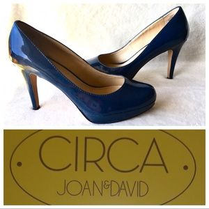 CIRCA Joan & David LUXE Blue PUMPS HEELS